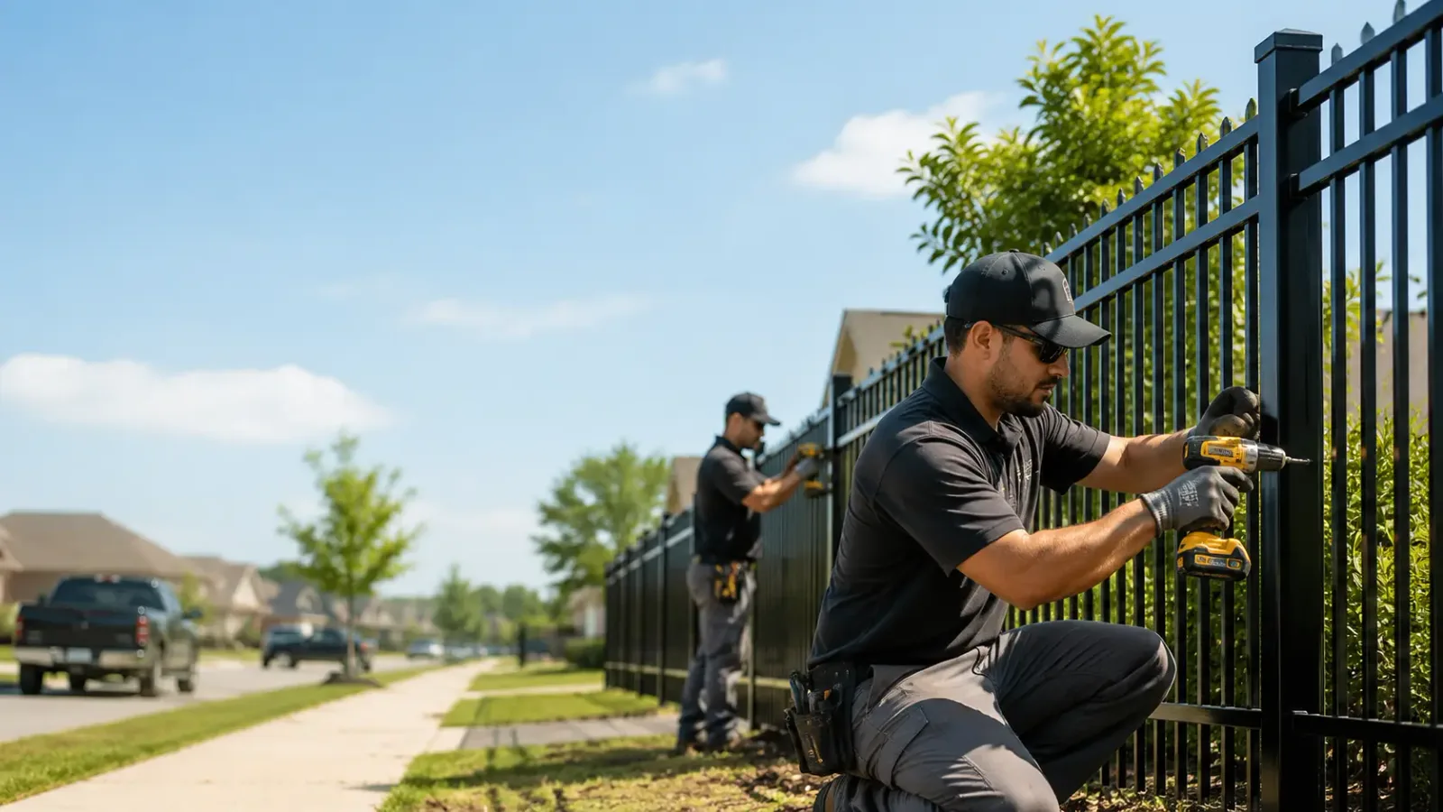 Metal Fence Installation in Guilford, IN